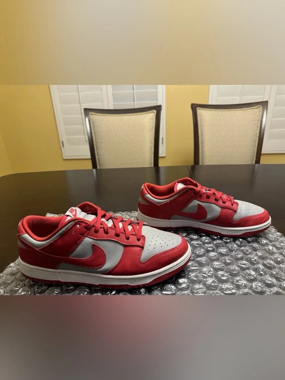Nike Dunk Low UNLV University Red Gray Sneaker Shoes Size US 12